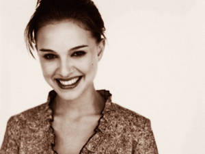 Antique Photograph Of Natalie Portman Wallpaper