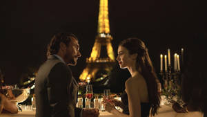 Antoine And Emily In Paris Wallpaper