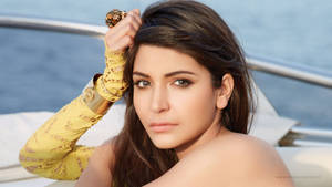 Anushka Sharma On Yacht Wallpaper