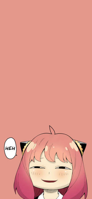 Anya Forger Aesthetic Anime Girl Iphone Wallpaper