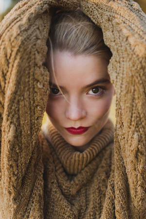 Anya Taylor-joy For British Vogue Wallpaper