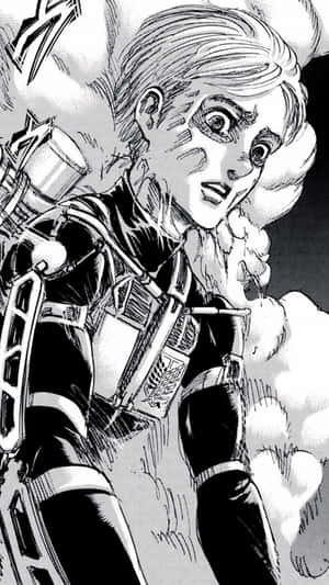 Aot Manga Armin Digital Sketch Wallpaper