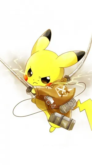 Aot Training Corps Pikachu Wallpaper