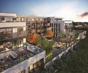 Apartment Buildings Exterior Design Wallpaper