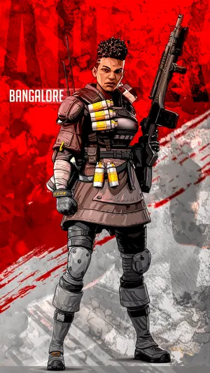 Apex Legends Iphone Red Bangalore Wallpaper