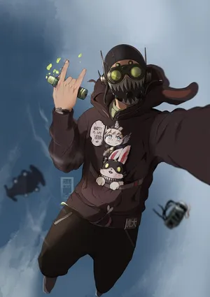 Apex Legends Octane Jump Art Wallpaper