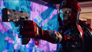 Apex Legends Revenant Pointing A Gun Wallpaper
