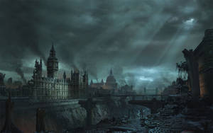 Apocalypse In London Art Wallpaper