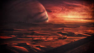 Apocalyptic Saturn 4d Ultra Hd Wallpaper