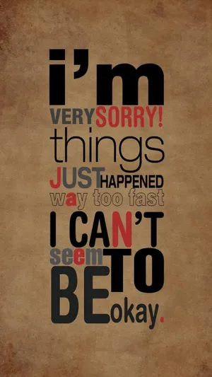 Apology_ Statement_ Typography Wallpaper