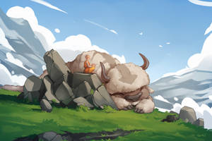 Appa Taking A Nap Wallpaper