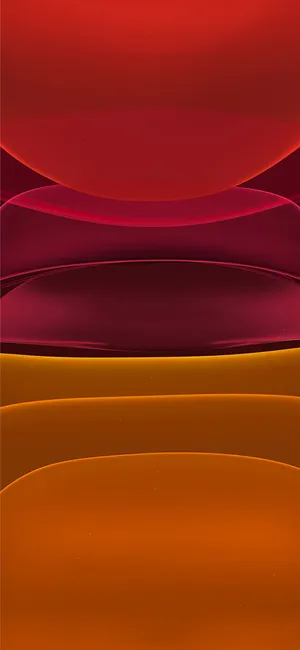 Apple Iphone Default Red Yellow Patterns Wallpaper