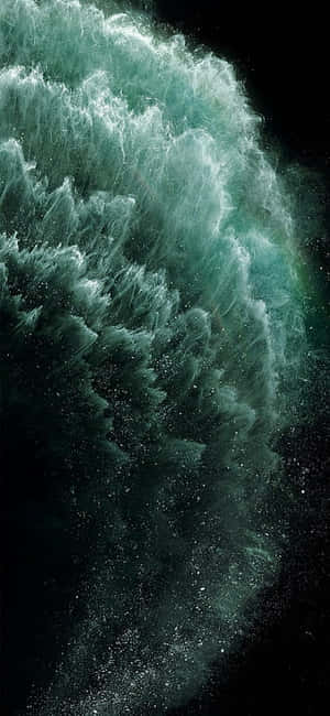 Apple Iphone X Amoled Blue Galaxy Wallpaper