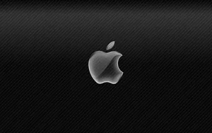 Apple Logo Carbon Fiber Wallpaper