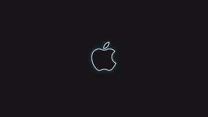Apple Logo Color Black Background Wallpaper