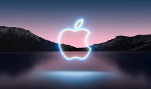 Apple Logo Mountain Wallpaper
