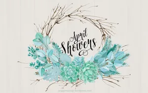 April Showers Art Wallpaper