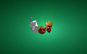 Aqua Teen Hunger Force Green Aesthetic Wallpaper