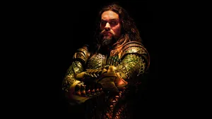 Aquaman In Battle Suit Wallpaper