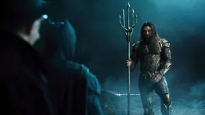 Aquaman Meeting With League Wallpaper