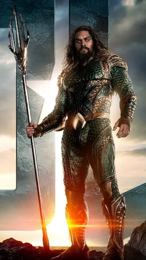 Aquaman Ready For Battle Wallpaper
