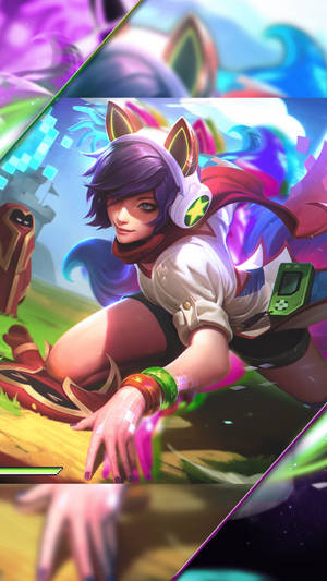 Arcade Ahri Lol Iphone Wallpaper