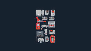 Arcade Tools Minimalist Wallpaper