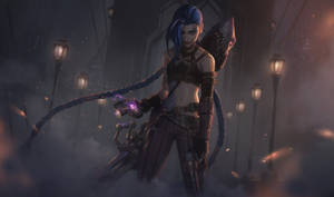 Arcane League Of Legends Dark Alley Wallpaper