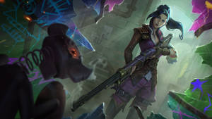 Arcane League Of Legends Spring Head Wallpaper