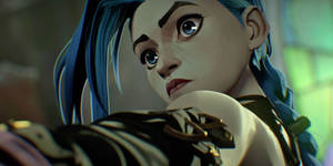 Arcane League Of Legends Teenager Jinx Wallpaper