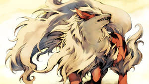 Arcanine Long Fur Artwork Wallpaper