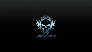 Arch Linux Os Skull Wallpaper