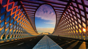 Architecture Beijing Future Bridge Wallpaper