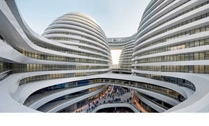 Architecture Galaxy Soho Beijing Wallpaper