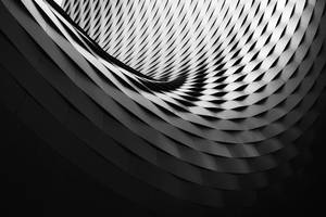 Architecture Twists Monochrome Wallpaper