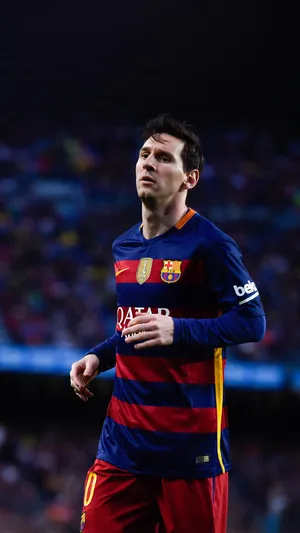 Argentine Football Star Lionel Messi Is The Face Of The New Iphone Wallpaper
