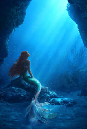 Ariel In The Little Mermaid 2023 Wallpaper