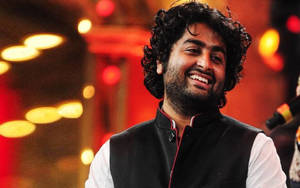 Arijit Singh Indian Singer At 2014 Mirchi Music Award Wallpaper