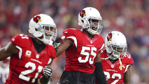 Arizona Cardinals Chandler Jones And Teammates Wallpaper