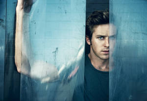 Armie Hammer Glass Photoshoot Wallpaper