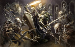 Armored Skeleton Knight Wallpaper