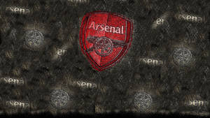 Arsenal Logo Grunge Art Wallpaper