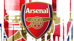 Arsenal Logo In Digital Wallpaper