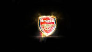 Arsenal Logo Neon Art Wallpaper