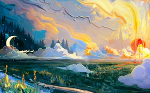 Art Landscape Wallpaper