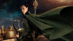 Art Loki In Asgard Wallpaper