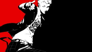 Art Persona Ryuji Sakamoto Wallpaper