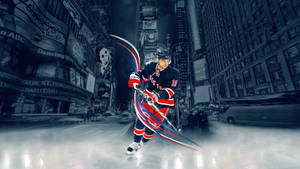 Artemi Panarin Of New York Rangers Wallpaper