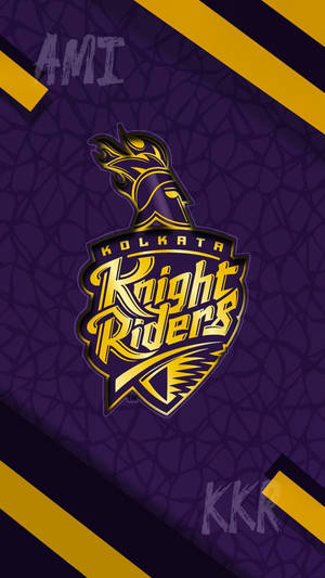 Artful Kolkata Knight Riders Wallpaper