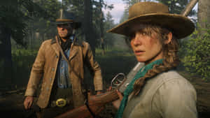 Arthur_ Morgan_and_ Sadie_ Adler_ Red_ Dead_ Redemption_2 Wallpaper